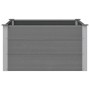 Arriate de WPC gris 100x100x54 cm en Macetas y jardineras | Comprar online en Foru.es