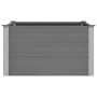 Arriate de WPC gris 100x100x54 cm en Macetas y jardineras | Comprar online en Foru.es