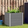 Arriate de WPC gris 100x100x91 cm en Macetas y jardineras | Comprar online en Foru.es