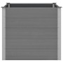 Arriate de WPC gris 100x100x91 cm en Macetas y jardineras | Comprar online en Foru.es