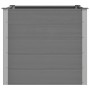 Arriate de WPC gris 100x100x91 cm en Macetas y jardineras | Comprar online en Foru.es