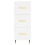Aparador madera de ingeniería blanco 34,5x34x90 cm de vidaXL, Aparadores - Ref: Foro24-828580, Precio: 70,29 €, Descuento: %