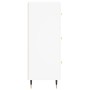 Aparador madera de ingeniería blanco 34,5x34x90 cm de vidaXL, Aparadores - Ref: Foro24-828580, Precio: 70,29 €, Descuento: %