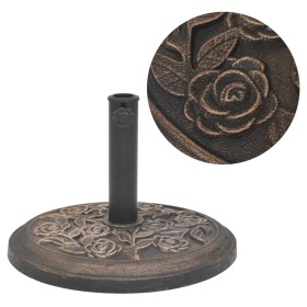 Base de sombrilla de resina redonda bronce 9 kg en Bases para sombrillas | Comprar online en Foru.es