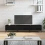Mueble de TV madera de ingeniería negro 150x36x30 cm de vidaXL, Muebles TV - Ref: Foro24-829157, Precio: 119,56 €, Descuento: %