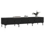 Mueble de TV madera de ingeniería negro 150x36x30 cm de vidaXL, Muebles TV - Ref: Foro24-829157, Precio: 119,56 €, Descuento: %