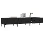 Mueble de TV madera de ingeniería negro 150x36x30 cm de vidaXL, Muebles TV - Ref: Foro24-829157, Precio: 119,56 €, Descuento: %