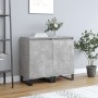 Aparadores 2 uds madera de ingeniería gris hormigón 40x35x70 cm de vidaXL, Aparadores - Ref: Foro24-831077, Precio: 98,19 €, ...