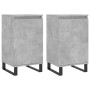 Aparadores 2 uds madera de ingeniería gris hormigón 40x35x70 cm de vidaXL, Aparadores - Ref: Foro24-831077, Precio: 98,19 €, ...