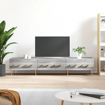 Mueble de TV madera de ingeniería gris Sonoma 150x36x30 cm de vidaXL, Muebles TV - Ref: Foro24-829146, Precio: 87,74 €, Descu...