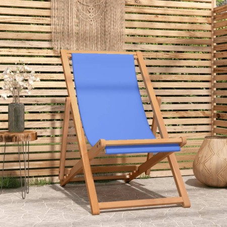 Silla de jardín de teca azul 56x105x96 cm en Sillas de jardín | Comprar online en Foru.es