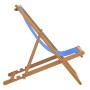 Silla de jardín de teca azul 56x105x96 cm en Sillas de jardín | Comprar online en Foru.es