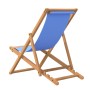 Silla de jardín de teca azul 56x105x96 cm en Sillas de jardín | Comprar online en Foru.es
