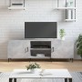 Mueble de TV madera de ingeniería gris hormigón 150x30x50 cm de vidaXL, Muebles TV - Ref: Foro24-829104, Precio: 92,25 €, Des...