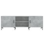 Mueble de TV madera de ingeniería gris hormigón 150x30x50 cm de vidaXL, Muebles TV - Ref: Foro24-829104, Precio: 92,25 €, Des...