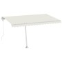 Toldo de pie automático crema 400x350 cm en Toldos | Comprar online en Foru.es