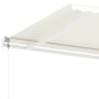 Toldo de pie automático crema 400x350 cm en Toldos | Comprar online en Foru.es