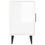 Mueble de TV madera de ingeniería blanco brillante 150x30x50 cm de vidaXL, Muebles TV - Ref: Foro24-829110, Precio: 96,91 €, ...