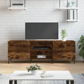 Mueble de TV madera de ingeniería roble ahumado 150x30x50 cm de vidaXL, Muebles TV - Ref: Foro24-829105, Precio: 100,95 €, De...