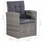 Set de muebles de jardín 6 pzas y cojines ratán sintético gris en Conjuntos de jardín | Comprar online en Foru.es