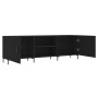 Mueble para TV madera de ingeniería negro 150x30x50 cm de vidaXL, Muebles TV - Ref: Foro24-829101, Precio: 112,95 €, Descuent...