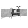 Mueble de TV madera de ingeniería gris hormigón 150x30x50 cm de vidaXL, Muebles TV - Ref: Foro24-829096, Precio: 100,58 €, De...