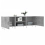 Mueble de TV madera de ingeniería gris hormigón 150x30x50 cm de vidaXL, Muebles TV - Ref: Foro24-829096, Precio: 100,58 €, De...