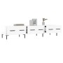 Mueble de TV madera de ingeniería blanco brillo 150x36x30 cm de vidaXL, Muebles TV - Ref: Foro24-829158, Precio: 104,48 €, De...