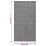 Alfombra de pelo corto gris 80x150 cm de vidaXL, Alfombras - Ref: Foro24-340313, Precio: 29,40 €, Descuento: %