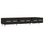 Mueble de TV madera de ingeniería negro 150x36x30 cm de vidaXL, Muebles TV - Ref: Foro24-829133, Precio: 114,53 €, Descuento: %