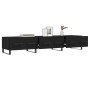 Mueble de TV madera de ingeniería negro 150x36x30 cm de vidaXL, Muebles TV - Ref: Foro24-829173, Precio: 132,51 €, Descuento: %