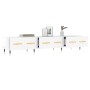 Mueble de TV madera de ingeniería blanco brillo 150x36x30 cm de vidaXL, Muebles TV - Ref: Foro24-829134, Precio: 95,05 €, Des...