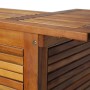 Mesa alta de bar de madera de acacia maciza 110x50x105 cm en Mesas de jardín | Comprar online en Foru.es