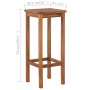 Set mesa de bar y sillas 3 piezas de madera de acacia maciza en Conjuntos de jardín | Comprar online en Foru.es