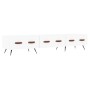 Mueble de TV madera de ingeniería blanco 150x36x30 cm de vidaXL, Muebles TV - Ref: Foro24-829124, Precio: 89,93 €, Descuento: %
