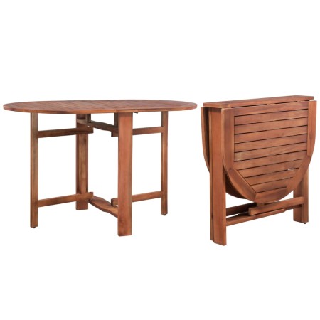 Mesa de jardín de madera de acacia maciza 120x70x74 cm en Mesas de jardín | Comprar online en Foru.es