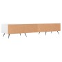 Mueble de TV madera de ingeniería blanco 150x36x30 cm de vidaXL, Muebles TV - Ref: Foro24-829124, Precio: 89,93 €, Descuento: %