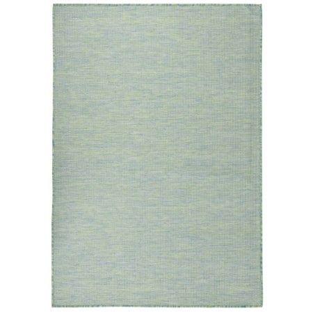 Alfombra de exterior de tejido plano turquesa 140x200 cm de vidaXL, Alfombras - Ref: Foro24-340804, Precio: 72,50 €, Descuent...