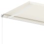 Toldo de pie retráctil manual crema 450x350 cm en Toldos | Comprar online en Foru.es
