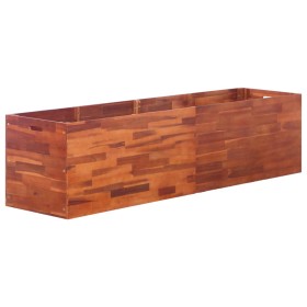 Arriate de madera de acacia 200x50x50 cm en Macetas y jardineras | Comprar online en Foru.es