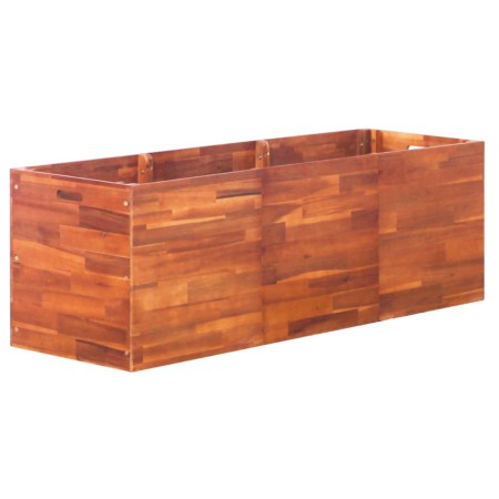 Arriate de madera de acacia 150x50x50 cm en Macetas y jardineras | Comprar online en Foru.es