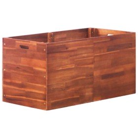 Arriate de madera de acacia 100x50x50 cm en Macetas y jardineras | Comprar online en Foru.es