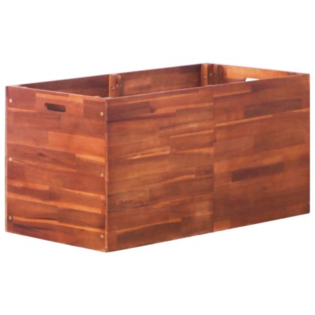 Arriate de madera de acacia 100x50x50 cm en Macetas y jardineras | Comprar online en Foru.es