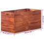 Arriate de madera de acacia 100x50x50 cm en Macetas y jardineras | Comprar online en Foru.es