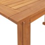 Mesa para terraza bistró madera maciza de acacia 90x50x75 cm en Mesas de jardín | Comprar online en Foru.es