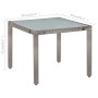 Set de comedor de jardín 5 pzas y cojines ratán sintético gris en Conjuntos de jardín | Comprar online en Foru.es