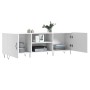 Mueble para TV madera de ingeniería blanco 150x30x50 cm de vidaXL, Muebles TV - Ref: Foro24-829092, Precio: 88,27 €, Descuent...