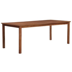 Mesa de jardín madera maciza de acacia 200x100x74 cm en Mesas de jardín | Comprar online en Foru.es