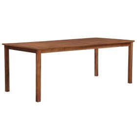 Mesa de jardín madera maciza de acacia 200x100x74 cm en Mesas de jardín | Comprar online en Foru.es
