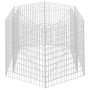 Arriate hexagonal de gaviones 160x140x100 cm en Macetas y jardineras | Comprar online en Foru.es